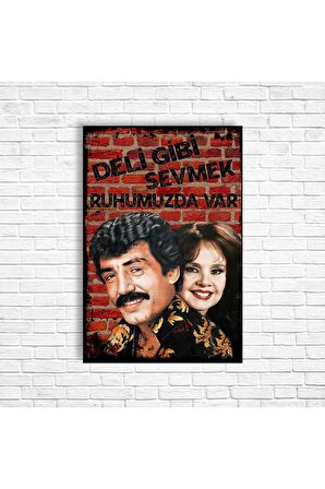 Müslüm Gürses Retro Ahşap Poster