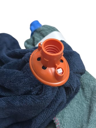 Taber Home 4'lü Mikrofiber Yedek Paspas Bezi Vidalı Mop Başlığı Seti - Yüksek Emici Temizlik Bezi