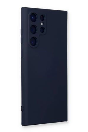Newface Samsung Galaxy S24 Ultra Kılıf Nano içi Kadife Silikon - Lacivert