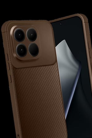 Xiaomi Mi 15T Auto Focus Karbon Kapak - Kahverengi