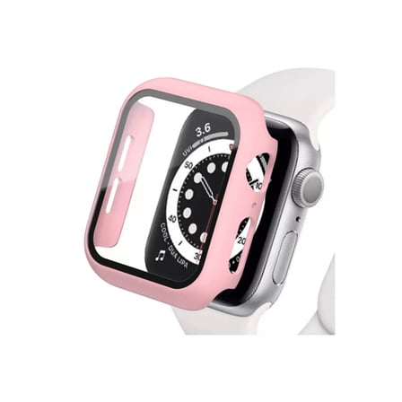 Apple Watch 42mm Camlı Kasa Ekran Koruyucu - Rose Gold