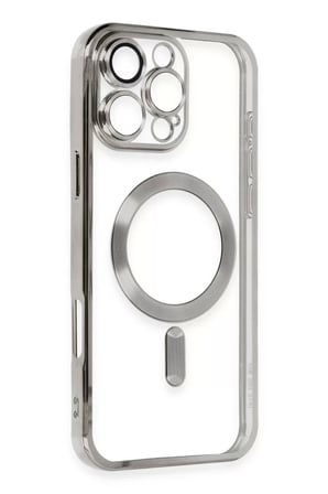 Apple Uyumlu iPhone 16 Pro Max Kılıf Kross Magneticsafe Kapak - Titan Gri
