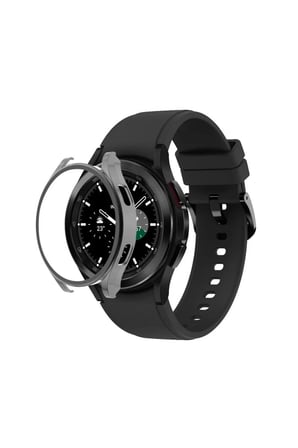Watch 5 Pro 45mm Wall Camlı Kasa Ekran Koruyucu - Uzay Grisi