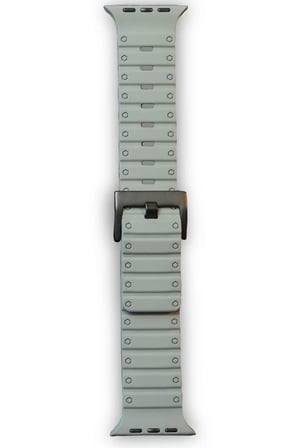 Apple Watch 42mm Magnus Mıknatıslı Silikon Kordon - Gri
