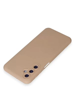 Samsung Galaxy M34 5G Kılıf Nano içi Kadife Silikon - Pudra