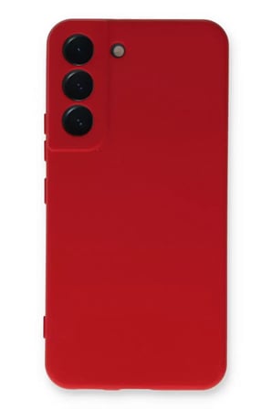 Samsung Galaxy S23 Kılıf Nano içi Kadife Silikon - Kırmızı