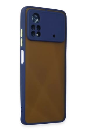 Xiaomi Poco X4 Pro 5G Kılıf Montreal Silikon Kapak - Lacivert