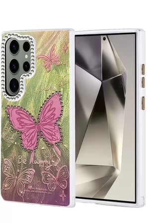 Samsung Galaxy S24 Ultra Kılıf Blade Aynalı Desenli Kapak - Desen 5