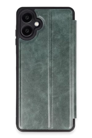 Samsung Galaxy A06 Kılıf Flip Cover - Koyu Yeşil