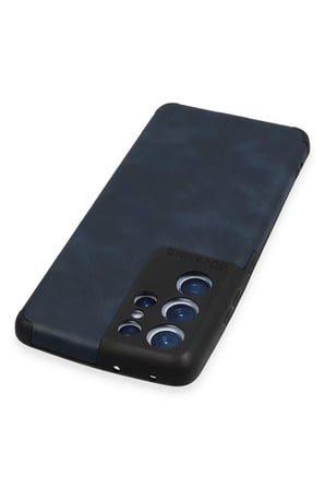 Samsung Galaxy S21 Ultra Kılıf Loop Deri Silikon - Lacivert
