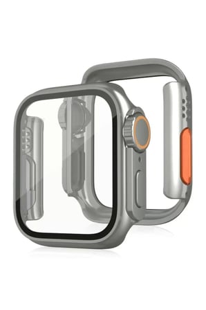 Apple Watch 41mm Watch 49mm Kasa Dönüştürücü ve Ekran Koruyucu - Yıldız Işığı