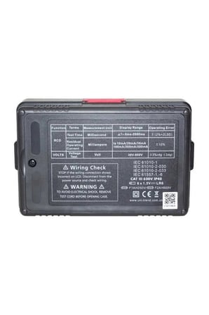 UNI-T UT582+ Dijital RCD Test Cihazı