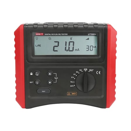 UNI-T UT586+ Dijital RCD (ELCB) Test Cihazı
