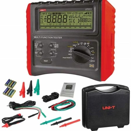 UNI-T UT593 Çok Fonksiyonlu Elektrik Tesisat Test Cihazı