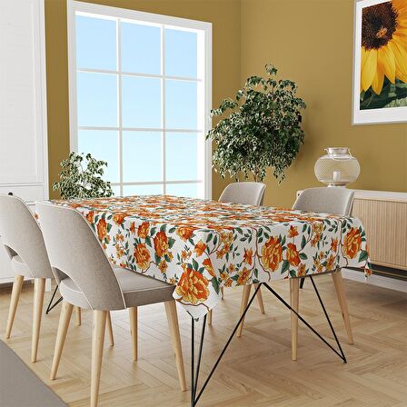 Adawall Orange Lotus Masa Örtüsü 160x220CM