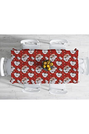 Red Rose Masa Örtüsü (Uluslararası yıkama ve solmama sertifikası) - 160cm x 220cm, İnce ketendir