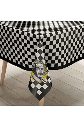 Fabulous People Masa Örtüsü - Meşhur Insanlar, Ince Keten Uluslararası Yıkama Ve Solmama Sertifikası