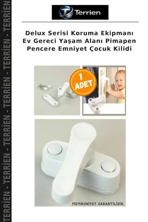 Delux Serisi Koruma Ekipmanı Ev Gereci Yaşam Alanı Pimapen Pencere Emniyet Çocuk Kilidi