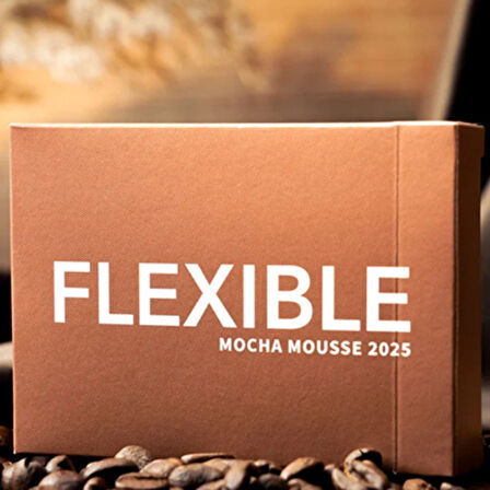 TCC Flexible Mocha Mousse Premium Oyun Kağıdı iskambil Kartları Destesi
