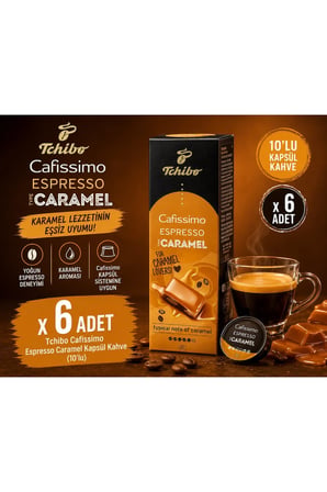 Tchibo Espresso Caramel Kapsül Kahve 10’lu x6 Adet