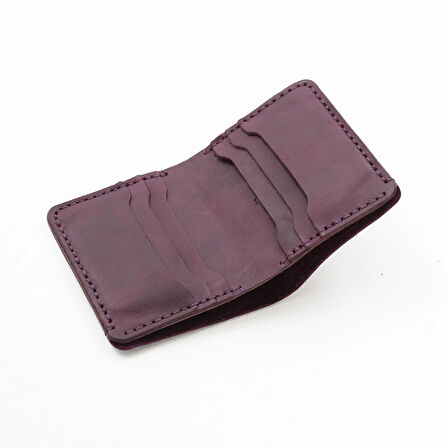 Ares El Yapımı Hakiki Deri Para Bölmeli Kartlık Unisex Kadın Erkek Cüzdan