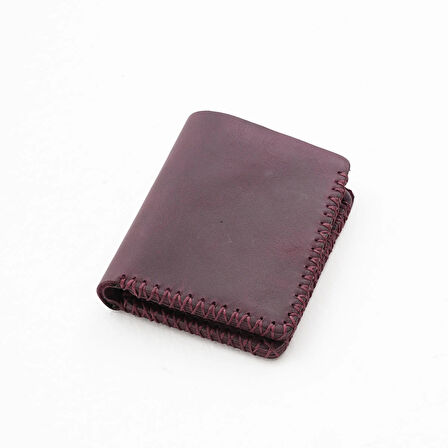 Gaia El Yapımı Hakiki Deri Para Bölmeli Kartlık Unisex Kadın Erkek Cüzdan