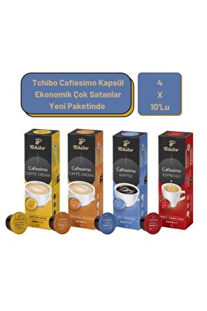 Cafissimo Kapsül Kahve Ekonomik Çok Satanalar Yeni Paketinde 4x10