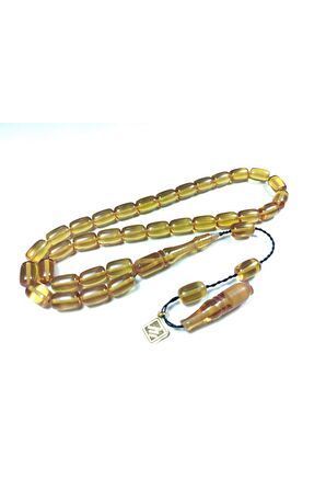 İskeçeli Cemil Usta İşi İmzalı Alman Zar Kehribar Sertifikalı No 3847