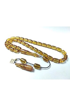 İskeçeli Cemil Usta İşi İmzalı Alman Zar Kehribar Sertifikalı No 3847