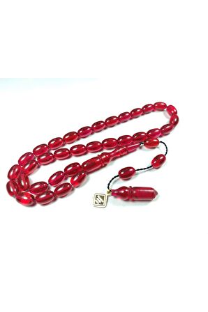 İskeçeli Cemil Usta İşi İmzalı Alman Zar Kehribar Sertifikalı No 3839