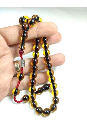 Mahmut Zeyzun Usta İmzalı (İmzası Gümüştür) Sıkma Kehribar Sertifikalı No 3679