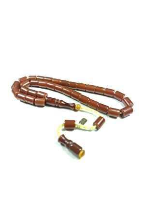 Muhammed Dabbas Usta İmzalı (İmzası Gümüştür) Sıkma Kehribar Sertifikalı 3734