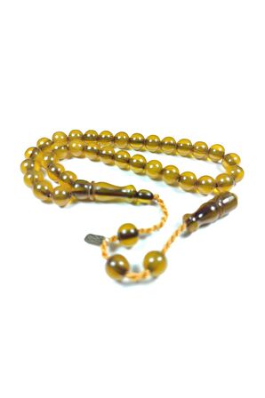 Muhammed Dabbas Usta İmzalı (İmzası Gümüştür) Sıkma Kehribar Sertifikalı 3726