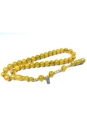 Muhammed Dabbas Usta İmzalı (İmzası Gümüştür) Sıkma Kehribar Sertifikalı 3725