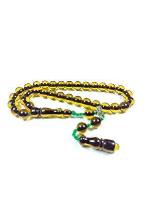 Muhammed Dabbas Usta İmzalı (İmzası Gümüştür) Sıkma Kehribar Sertifikalı 3724