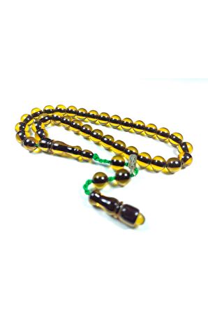 Muhammed Dabbas Usta İmzalı (İmzası Gümüştür) Sıkma Kehribar Sertifikalı 3724