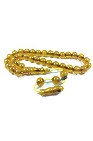 Muhammed Dabbas Usta İmzalı (İmzası Gümüştür) Sıkma Kehribar Sertifikalı 3723