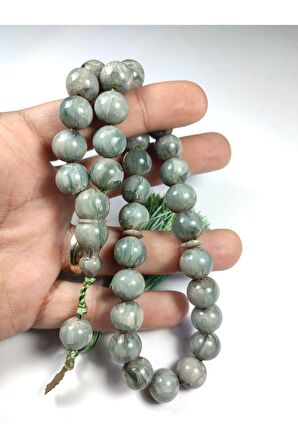 Ebu Zeyn Usta İmzalı Mühürlü Sıkma Kehribar Sertifikalı No 3709