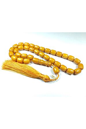 Ebu Zeyn Usta İmzalı Mühürlü Sıkma Kehribar Sertifikalı No 3706