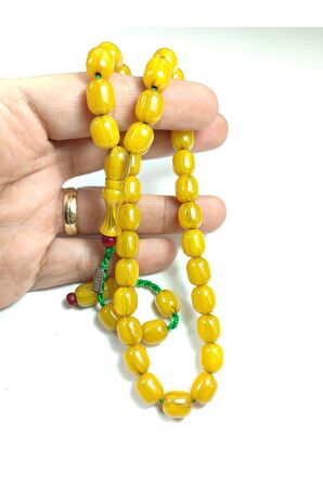 Mahmut Zeyzun Usta İmzalı (İmzası Gümüştür) Sıkma Kehribar Sertifikalı No 3681