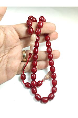 Mahmut Zeyzun Usta İmzalı (İmzası Gümüştür) Sıkma Kehribar Sertifikalı No 3680