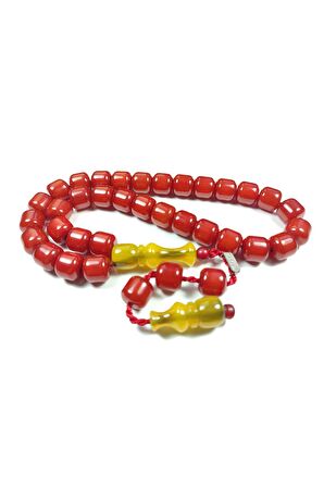 Mahmut Zeyzun Usta İmzalı (İmzası Gümüştür) Sıkma Kehribar Sertifikalı No 3666