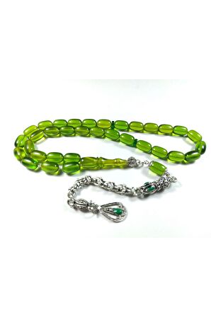 Alman Gümüş Püskül Kombinli 0.6 Delim Sıkma Kehribar Sertifikalı 3637