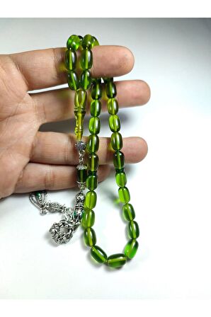 Alman Gümüş Püskül Kombinli 0.6 Delim Sıkma Kehribar Sertifikalı 3637