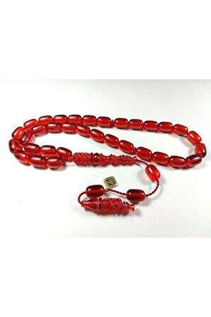 İskeçeli Cemil Usta İşi İmzalı Ateş-i Kehribar Sertifikalı 3627