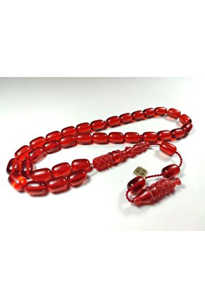 İskeçeli Cemil Usta İşi İmzalı Ateş-i Kehribar Sertifikalı 3627