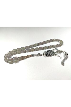 Alman Gümüş Püskül Kombinli 0.6 Delim Sıkma Kehribar Sertifikalı 3647