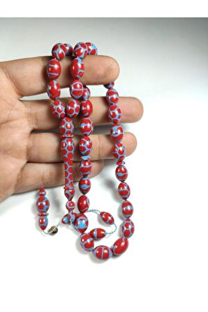 Fatih Erbabacan Usta İşi İmzalı Kertenkele Model Firuze Sertifikalı Tesbih 3606