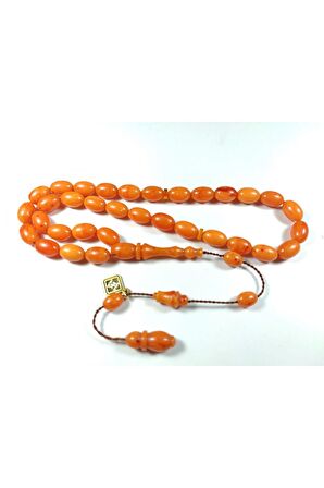 Hakan Kaya Usta İşi İmzalı Sıkma Kehribar Sertifikalı 3555