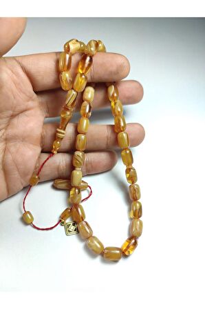 Hakan Kaya Usta İşi İmzalı Mühürlü Sıkma KehribarSertifikalı 3542